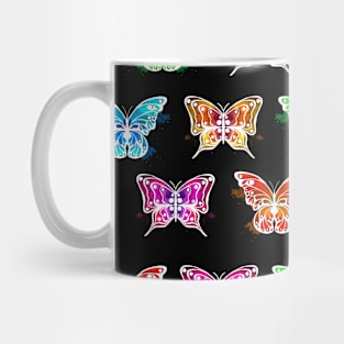 Surreal Butterflies Pattern Mug